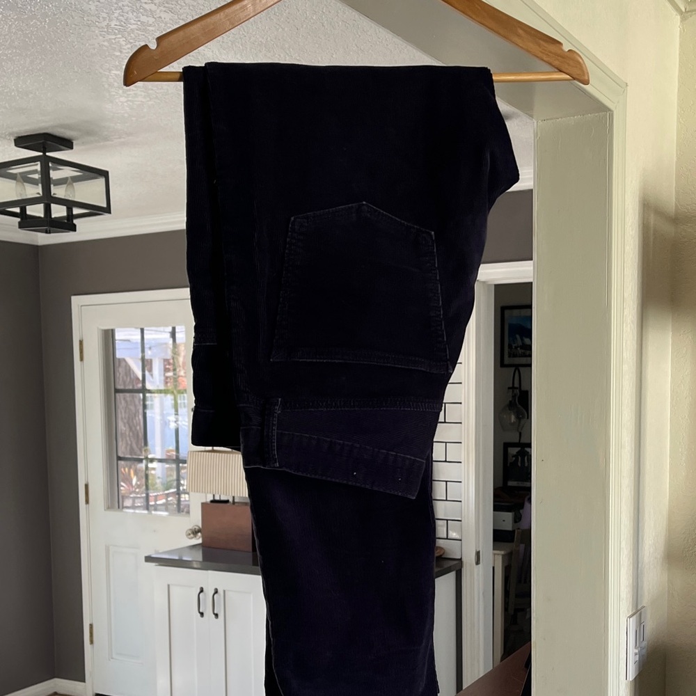 GAP Black Straight Leg Corduroy Pants - Picture 5 of 5